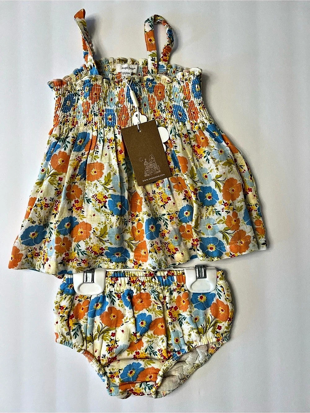 Angel Dear Citrus Floral Baby Doll Tunic and Bloomer Set & Bloomer Set 18-24M